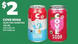 Loblaws COVE SODA offer