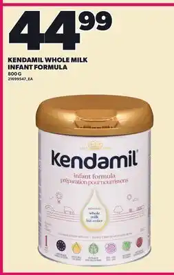 Loblaws KENDAMIL WHOLE MILK INFANT FORMULA offer