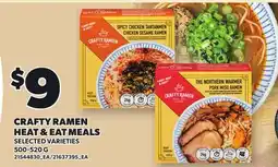 Loblaws CRAFTY RAMEN HEAT & EAT MEALS offer