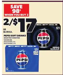 Loblaws PEPSI SOFT DRINKS offer