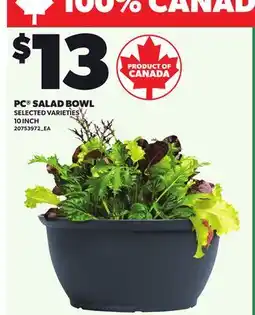 Loblaws PC SALAD BOWL, 10 INCH offer