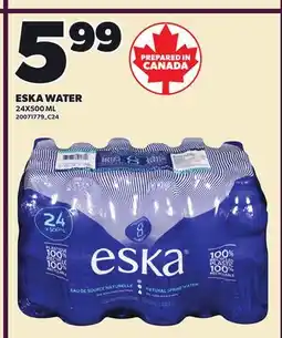 Loblaws ESKA WATER offer