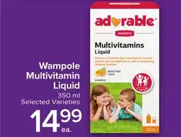 Metro WAMPOLE MULTIVITAMIN LIQUID offer