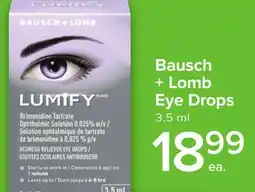Metro BAUSCH + LOMB EYE DROPS offer