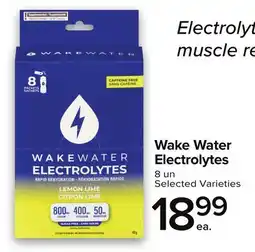 Metro WAKE WATER ELECTROLYTES offer