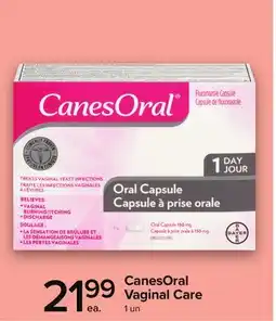 Metro CANESORAL VAGINAL CARE offer