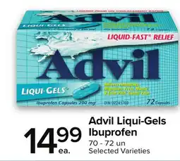 Metro ADVIL LIQUI-GELS IBUPROFEN offer