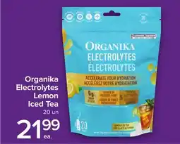 Metro ORGANIKA ELECTROLYTES LEMON ICED TEA offer