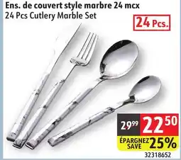 Sushi Shop 24 Pcs Cutlery Marble Set offer