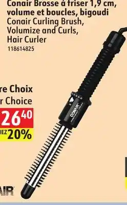Sushi Shop Conair Curling Brush, Volumize and Curls, Hair Curler offer