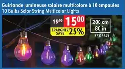 Sushi Shop 10 Bulbs Solar String Multicolor Lights offer