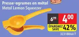 Sushi Shop Metal Lemon Squeezer offer
