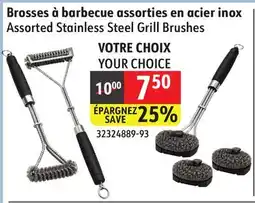 Sushi Shop Assorted Stainless Steel Grill Brushes offer