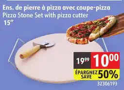 Sushi Shop Pizza Stone Set with pizza cutter 15 offer