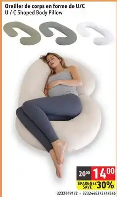 Sushi Shop U / C Shaped Body Pillow offer