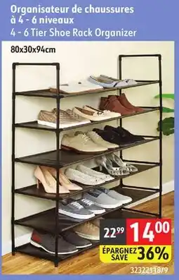 Sushi Shop 4 - 6 Tier Shoe Rack Organizer offer