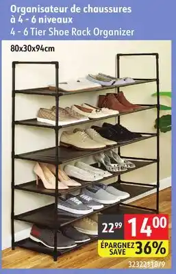 Sushi Shop 4 - 6 Tier Shoe Rack Organizer offer