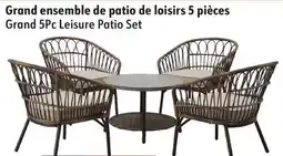 Sushi Shop Grand 5Pc Leisure Patio Set offer