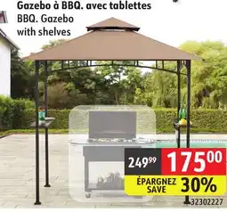 Sushi Shop BBQ. Gazebo with shelves offer