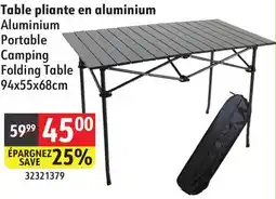 Sushi Shop Aluminium Portable Camping Folding Table offer