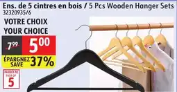 Sushi Shop 5 Pcs Wooden Hanger Sets offer