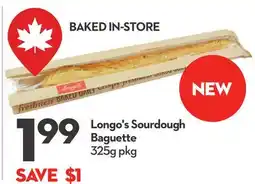Longo's Longo's Sourdough Baguette offer
