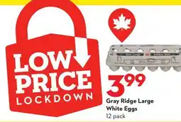 Longo's Gray Ridge Large White Eggs offer