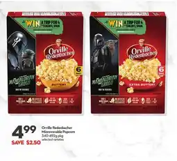 Longo's Orville Redenbacher Microwavable Popcorn offer