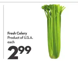 Longo's Fresh Celery offer