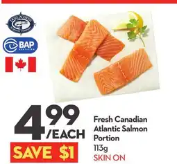 Longo's Fresh Canadian Atlantic Salmon Portion offer