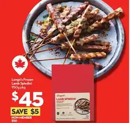 Longo's Longo's Frozen Lamb Spiedini offer