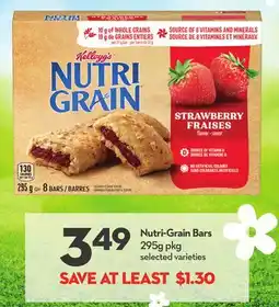 Longo's Nutri-Grain Bars offer