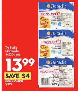 Longo's Tre Stelle Mozzarella offer