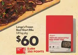 Longo's Longo's Frozen Beef Short Ribs offer