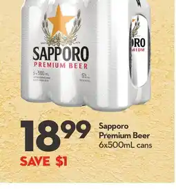 Longo's Sapporo Premium Beer offer