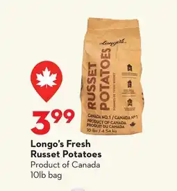 Longo's Fresh Russet Potatoes offer