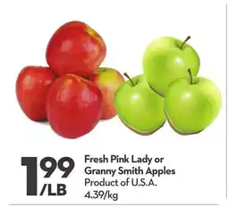 Longo's Fresh Pink Lady or Granny Smith Apples offer