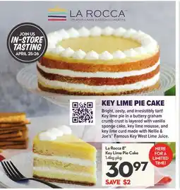 Longo's La Rocca 8 Key Lime Pie Cake offer
