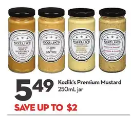 Longo's Kozlik's Premium Mustard offer