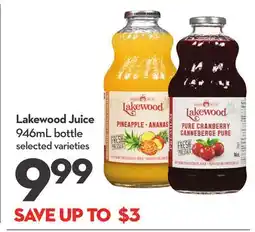 Longo's Lakewood Juice offer