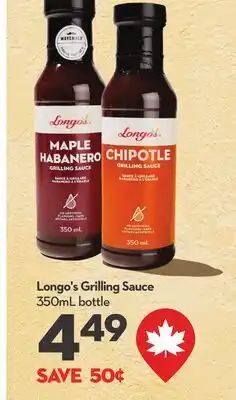 Longo's Grilling Sauce offer