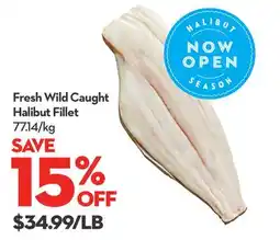 Longo's Fresh Wild Caught Halibut Fillet offer