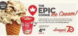 Longo's Longo's 70th Anniversary Epic Cookie Ice Cream offer