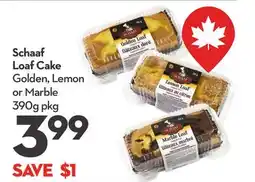 Longo's Schaaf Loaf Cake offer