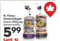 Longo's St. Viateur Montreal Bagels offer