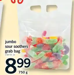 Fortinos JUMBO SOUR SOOTHERS GRAB BAG offer