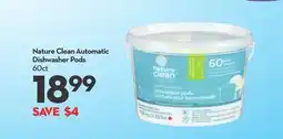 Longo's Nature Clean Automatic Dishwasher Pods offer