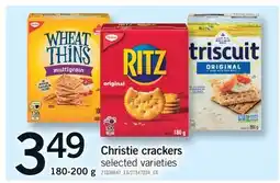 Fortinos CHRISTIE CRACKERS CRACKERS offer