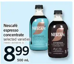 Fortinos NESCAFÉ ESPRESSO CONCENTRATE offer