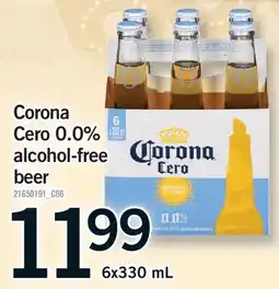 Fortinos CORONA CERO 0.0% ALCOHOL-FREE BEERBEER offer